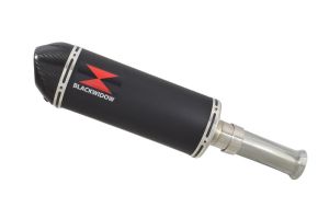 BWE Slip-On Zwart RVS Ovaal 300mm voor VFR750 (RC36) FR FS FT FV 1994 1995 1996