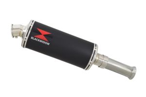 BWE Slip-On Zwart RVS Rond 300mm voor VFR750 (RC36) FR FS FT FV 1994 1995 1996