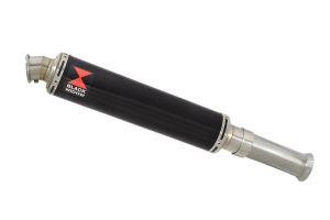 BWE Slip-On Zwart RVS Rond 350mm voor VFR750 (RC36) FR FS FT FV 1994 1995 1996
