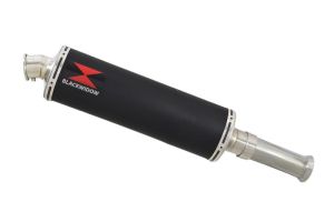 BWE Slip-On Zwart RVS Ovaal 400mm voor VFR750 (RC36) FR FS FT FV 1994 1995 1996