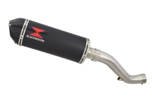 BWE Slip-On Zwart RVS Ovaal 300mm voor VFR1200F (SC36) 2010 2011 2012 2013 2014