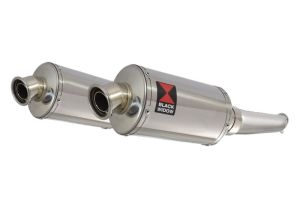 BWE Slip-On RVS Ovaal 230mm voor VTR1000F (SC36) Firestorm / Superhawk FV