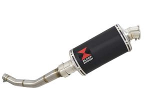 BWE Slip-On Zwart RVS Ovaal 230mm voor WR 125 R/X 2009-2017