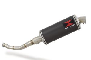 BWE Slip-On Carbon Ovaal 300mm voor WR 125 R/X 2009-2017