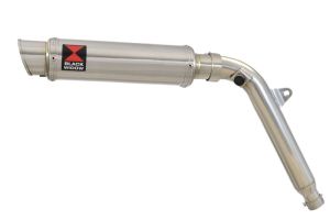 BWE Slip-On RVS Rond 350mm voor XL 125 Varadero (JC49) 2007-2016