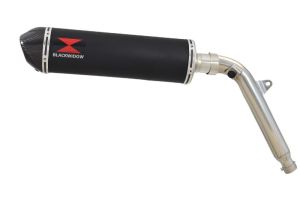 BWE Slip-On Zwart RVS Ovaal 400mm voor XL 125 Varadero (JC49) 2007-2016