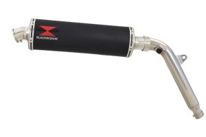 BWE Slip-On Zwart RVS Ovaal 400mm voor XL 125 Varadero (JC49) 2007-2016