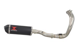 BWE Volledig systeem Zwart RVS Ovaal 300mm voor MT-07 2014-2020-MT-07 Moto Cage 201
