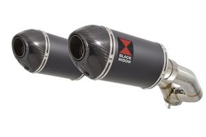 BWE Slip-On Zwart RVS Ovaal 200mm voor XT 660 Z Tenere 2008-2017