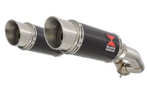 BWE Slip-On Carbon Rond 200mm voor XT 660 Z Tenere 2008-2017