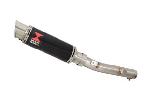 BWE Slip-On Zwart RVS Rond 230mm voor XT700 Tenere 2019-2021-XT700 Tenere Ra