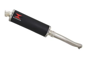 BWE Slip-On Zwart RVS Ovaal 400mm voor YZF600 R6 1998-2002