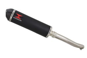 BWE Slip-On Zwart RVS Ovaal 400mm voor YZF600 R6 1998-2002