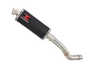 BWE Slip-On Zwart RVS Ovaal 300mm voor Z800 ZR800A 2013 2014 2015 2016
