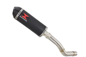 BWE Slip-On Zwart RVS Ovaal 300mm voor Z800 ZR800A 2013 2014 2015 2016