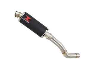 BWE Slip-On Zwart RVS Rond 300mm voor Z800 ZR800A 2013 2014 2015 2016