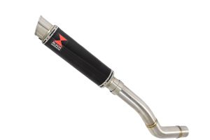 BWE Slip-On Zwart RVS Rond 350mm voor Z800 ZR800A 2013 2014 2015 2016