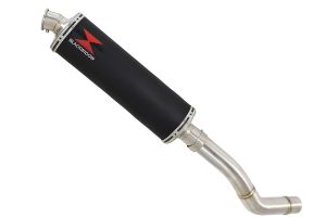 BWE Slip-On Zwart RVS Ovaal 400mm voor Z800 ZR800A 2013 2014 2015 2016