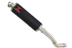BWE Slip-On Zwart RVS Rond 400mm voor Z800 ZR800A 2013 2014 2015 2016