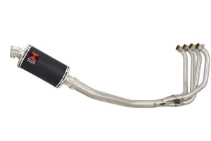 BWE Volledig systeem Zwart RVS Ovaal 230mm voor ZRX 1200 2001-2007