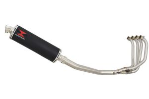 BWE Volledig systeem Zwart RVS Ovaal 400mm voor ZRX 1200 2001-2007