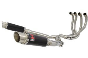 BWE Volledig systeem Zwart RVS Rond 230mm voor ZX11 1990-2001