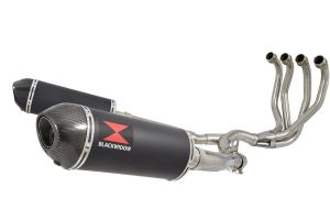 BWE Volledig systeem Zwart RVS Ovaal 300mm voor ZX11 1990-2001