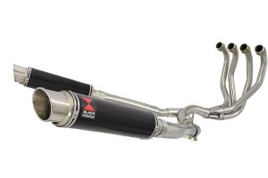 BWE Volledig systeem Zwart RVS Rond 350mm voor ZX11 1990-2001