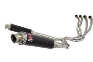 BWE Volledig systeem Zwart RVS Rond 350mm voor ZX11 1990-2001