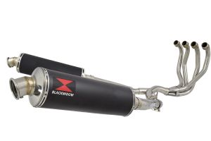 BWE Volledig systeem Zwart RVS Rond 400mm voor ZX11 1990-2001