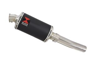 BWE Slip-On Zwart RVS Ovaal 230mm voor ZX6R 636 2013-2016