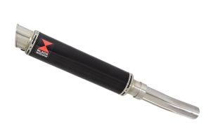 BWE Slip-On Zwart RVS Rond 350mm voor ZX6R 636 2013-2016
