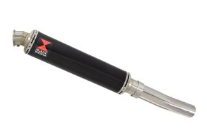 BWE Slip-On Zwart RVS Rond 350mm voor ZX6R 636 2013-2016