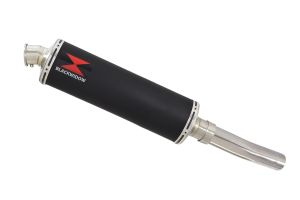 BWE Slip-On Zwart RVS Ovaal 400mm voor ZX6R 636 2013-2016