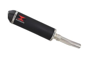 BWE Slip-On Zwart RVS Ovaal 400mm voor ZX6R 636 2013-2016