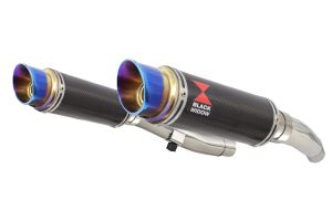 BWE Slip-On Carbon Rond 230mm voor ZZR400 K1-N7 1990-1999-ZZR600 D1-D3 1990