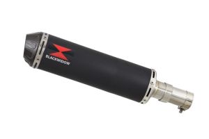 BWE Slip-On Zwart RVS Rond 370mm voor CB1000R Neo Sports Cafe 2018 2019 2020