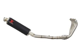 BWE Volledig systeem Zwart RVS Rond 400mm voor CB650F 2014 2015 2016 2017 2018 2019 202