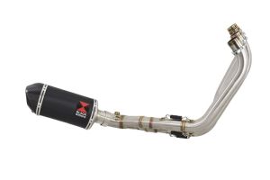 BWE Volledig systeem Zwart RVS Ovaal 200mm voor CB650F 2014 2015 2016 2017 2018 201