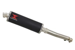 BWE Slip-On Zwart RVS Ovaal 400mm voor CBF600 S N SA 2008-2013 (PC43)