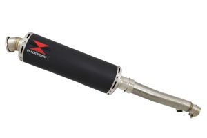 BWE Slip-On Zwart RVS Rond 400mm voor CBF600 S N SA 2008-2013 (PC43)