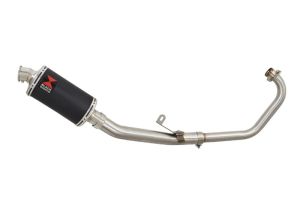 BWE Volledig systeem Zwart RVS Ovaal 230mm voor CBR125R 2011 2012 2013 2014 2015 2016 20