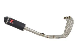 BWE Volledig systeem Zwart RVS Ovaal 300mm voor CBR900 RR Fireblade 1991-1999
