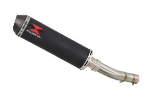 BWE Slip-On Zwart RVS Rond 370mm voor CBR500R 2016 2017 2018 2019