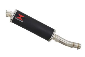 BWE Slip-On Zwart RVS Ovaal 400mm voor CBR500R 2016 2017 2018 2019