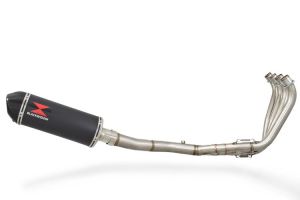BWE Volledig systeem Zwart RVS Ovaal 300mm voor CBR650F 2014 2015 2016 2017 2018 20