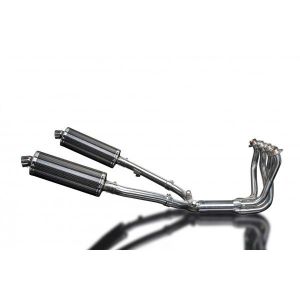 Delkevic volledig systeem Oval Carbon 350mm - CBR1100XX BLACKBIRD (1996-2009)