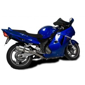 Delkevic volledig systeem Oval RVS 225mm - CBR1100XX BLACKBIRD (1996-2009)