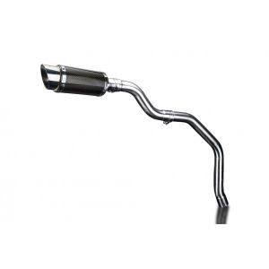 Delkevic slip-on kit Round Carbon 200mm - DAYTONA 675/675R 2006-2012