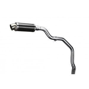 Delkevic slip-on kit Oval Carbon 225mm - DAYTONA 675/675R 2006-2012